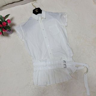 サイズ交換対象外 sacai 2018春夏 ストライプ ブラウス | tatihome.com