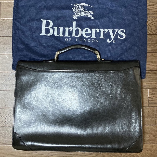 BURBERRY(バーバリー)の極希少！イタリア製！バーバリープローサム　オールレザーノバチェックブリーフケース メンズのバッグ(ビジネスバッグ)の商品写真