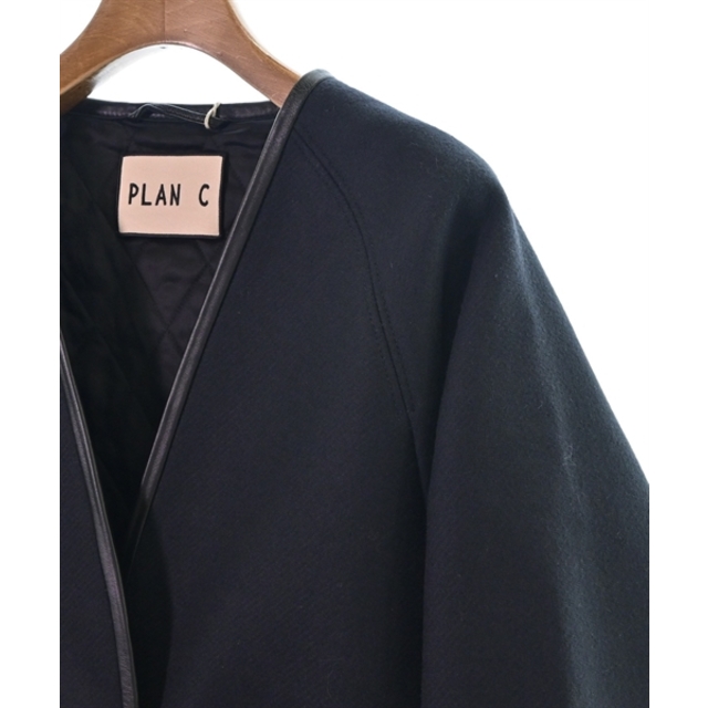 Plan C(プランシー)のPLAN C プランシー コート（その他） 42(M位) 濃紺xベージュ 【古着】【中古】 レディースのジャケット/アウター(その他)の商品写真