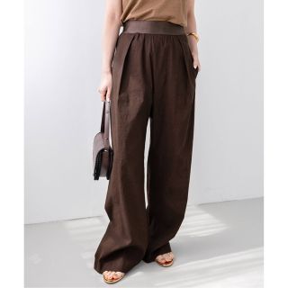 ドゥーズィエムクラス(DEUXIEME CLASSE)のStretch twill タックパンツ(カジュアルパンツ)