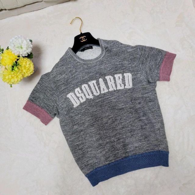 DSQUARED2 - ディスクアード しっかり素材 ニット風 Tシャツ ...