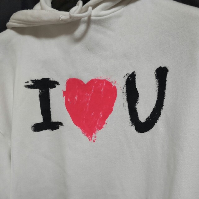 紫③ BALENCIAGA 21SS バレンタイン限定 I LOVE U パーカー - 通販