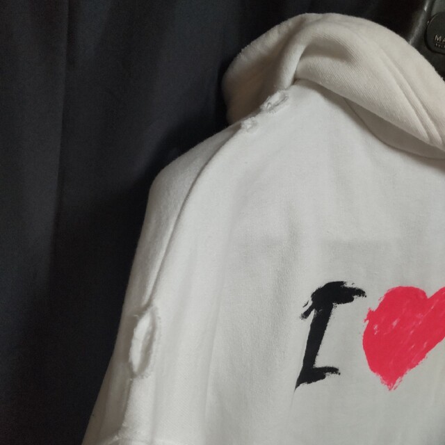 紫③ BALENCIAGA 21SS バレンタイン限定 I LOVE U パーカー - 通販