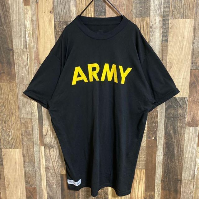 アメリカ陸軍 US ARMY Tシャツ アーミー USA 90s 半袖 黒