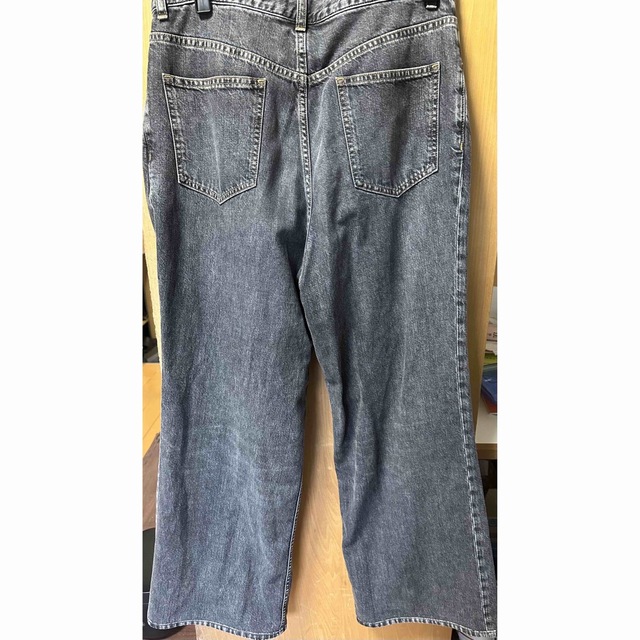 JOHN LAWRENCE SULLIVAN(ジョンローレンスサリバン)のWashed denim wide pants  ワイドデニム メンズのパンツ(デニム/ジーンズ)の商品写真