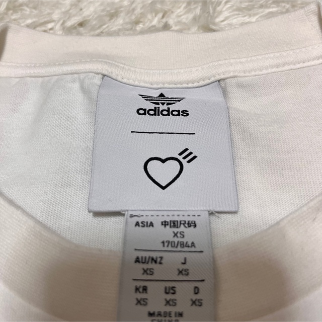 Naluメンズトップス希少 adidas × HUMAN MADE アディダス カタカナTシャツ