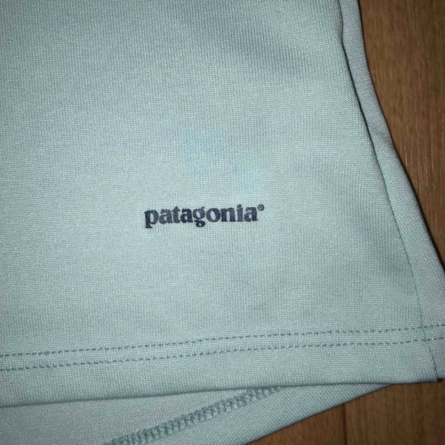 patagonia(パタゴニア)のパタゴニアの長袖Tシャツ　Sサイズ　ライトブルー レディースのトップス(Tシャツ(長袖/七分))の商品写真