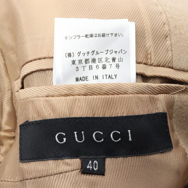 Gucci(グッチ)の コート ウール カシミヤ ベージュ レディースのジャケット/アウター(その他)の商品写真