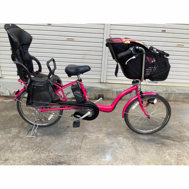 パナソニック新機種電動アシスト自転車gyutto mini20インチピンクボディ-