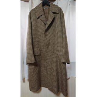 オーラリー(AURALEE)のAuralee 17AW DOUBLE FACE CHECK LONG COAT(チェスターコート)