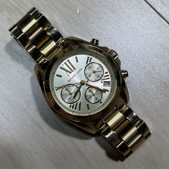 ファッション小物MICHAEL KORS chronograph レディース 腕時計