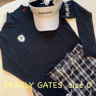 PEARLY GATES - PEARLY GATES  レディース モックネックシャツsize0