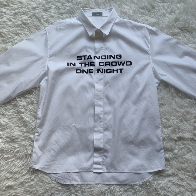 DIOR HOMME - Dior Homme 18SS 比翼シャツ 英字ロゴ BEE刺繡 41サイズ