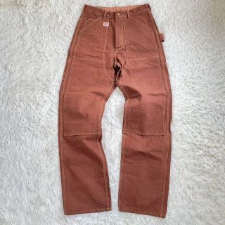 カーハート(carhartt)の【復刻】carhartt ペインターパンツ　ダブルニー　ハートタグ　ダック地　茶(ペインターパンツ)