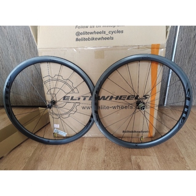 EliteWheels-超軽量ロードバイクホイール 1265g 38mm