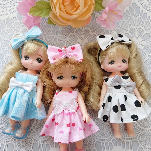 バラ売り入替え不可】ミキちゃんマキちゃんワンピース 3着セット 03の