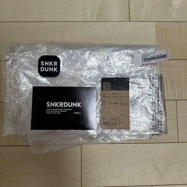 SupremeTNF SeamShellJKT【ブラック】サイズS