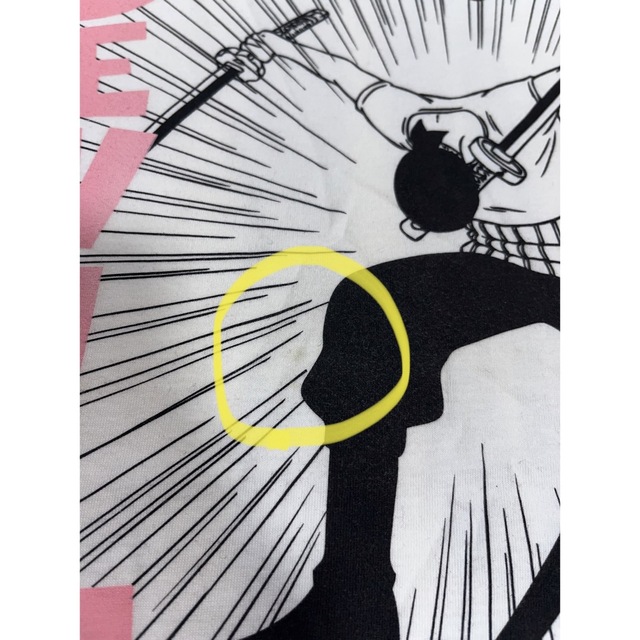 UNION STATION(ユニオンステーション)の【ぱせり⭐︎様専用】ワンピース　Tシャツ　ロロノア・ゾロ レディースのトップス(Tシャツ(半袖/袖なし))の商品写真