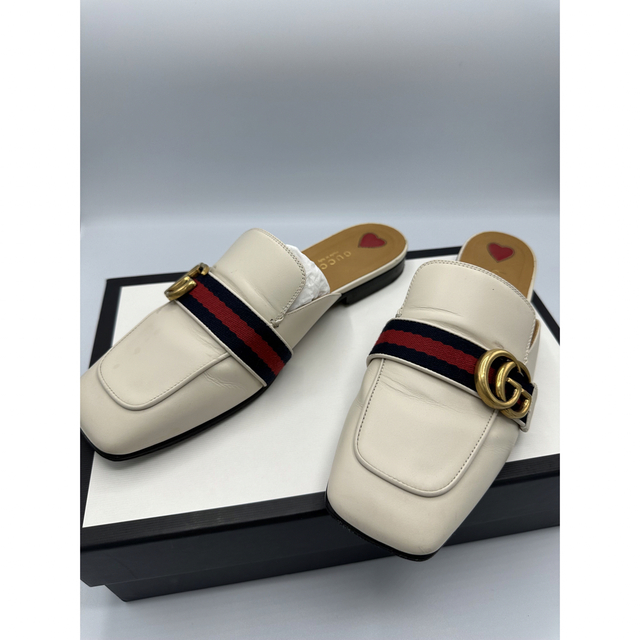 Gucci(グッチ)の最終値下げ　USED グッチ GUCCI GG サンダル ミュール 38 レディースの靴/シューズ(ミュール)の商品写真