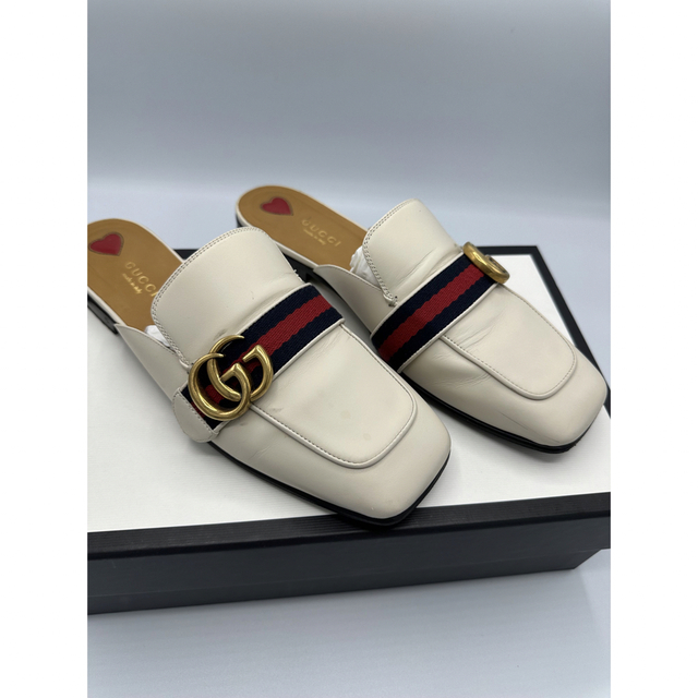 Gucci(グッチ)の最終値下げ　USED グッチ GUCCI GG サンダル ミュール 38 レディースの靴/シューズ(ミュール)の商品写真