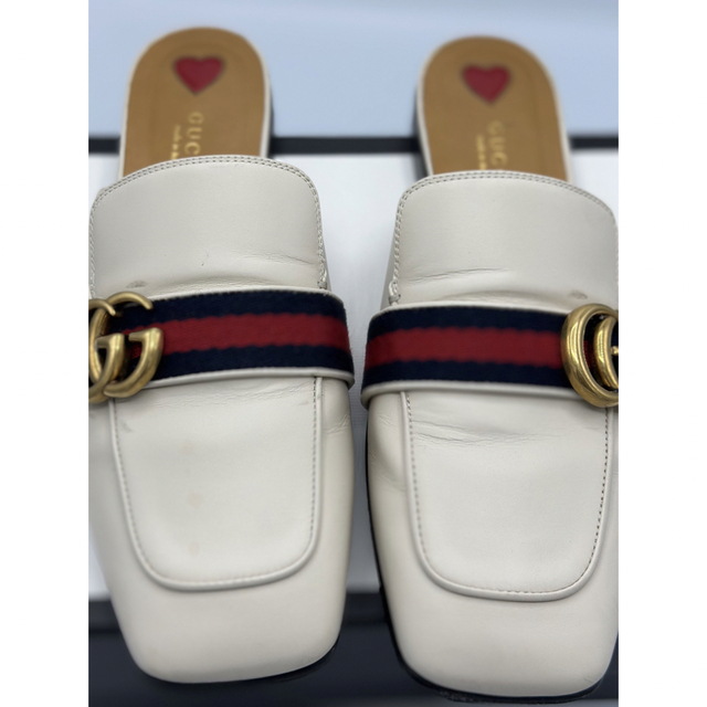 Gucci(グッチ)の最終値下げ　USED グッチ GUCCI GG サンダル ミュール 38 レディースの靴/シューズ(ミュール)の商品写真