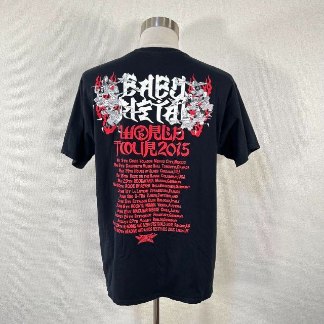 【全国ver】BABYMETAL Tシャツ　2015 ワールドツアー　戦国WOD メンズのトップス(Tシャツ/カットソー(半袖/袖なし))の商品写真