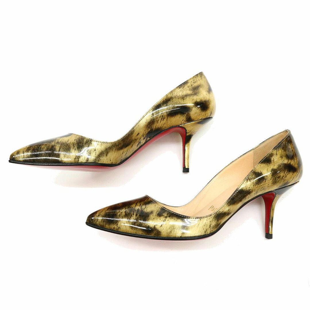 Christian Louboutin - クリスチャンルブタン レオパード パテント