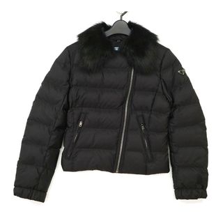 プラダ(PRADA)のプラダ ライダース ショートダウン 29Y510 R202 Q04 レディース ブラック PRADA 【中古】 【アパレル・小物】(その他)