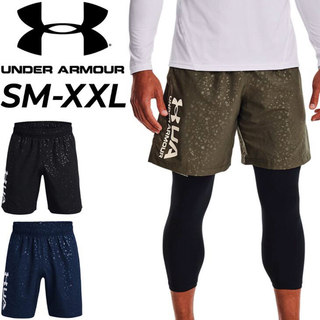 アンダーアーマー(UNDER ARMOUR)のアンダーアーマー  クロスハーフパンツ UA Shorts  ブラック　LG(ショートパンツ)
