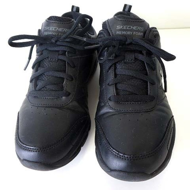 SKECHERS(スケッチャーズ)のスケッチャーズ SKECHERS スニーカー シューズ レザー 24.0cm 黒 レディースの靴/シューズ(スニーカー)の商品写真