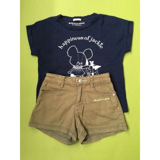 ジーユー(GU)のくまのがっこうTシャツ&ショートパンツ(Tシャツ/カットソー)