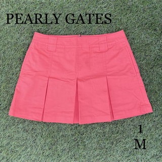 パーリーゲイツ(PEARLY GATES)のPEARLY GATES パーリーゲイツ　ボックスプリーツ　スカート 1 M(ウエア)