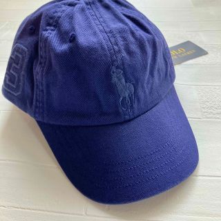 ラルフローレン(Ralph Lauren)の2-4t ラルフローレン  くすみ紺　チノキャップ(帽子)