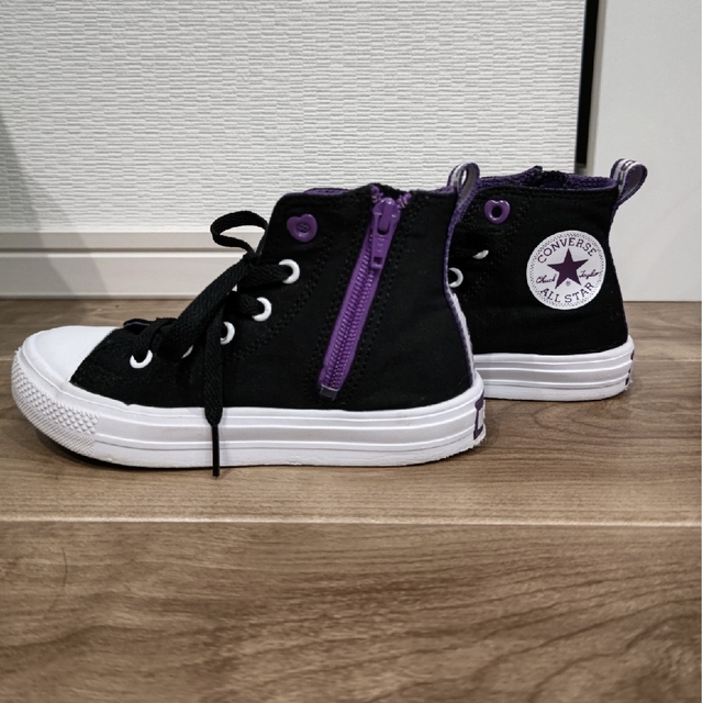 CONVERSE(コンバース)の女の子 スニーカー 19cm コンバース 美品✨ キッズ/ベビー/マタニティのキッズ靴/シューズ(15cm~)(スニーカー)の商品写真