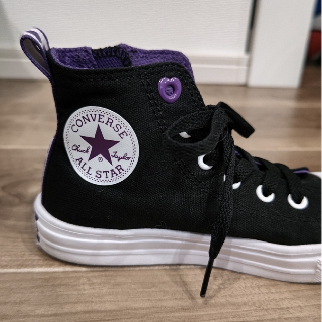 CONVERSE(コンバース)の女の子 スニーカー 19cm コンバース 美品✨ キッズ/ベビー/マタニティのキッズ靴/シューズ(15cm~)(スニーカー)の商品写真