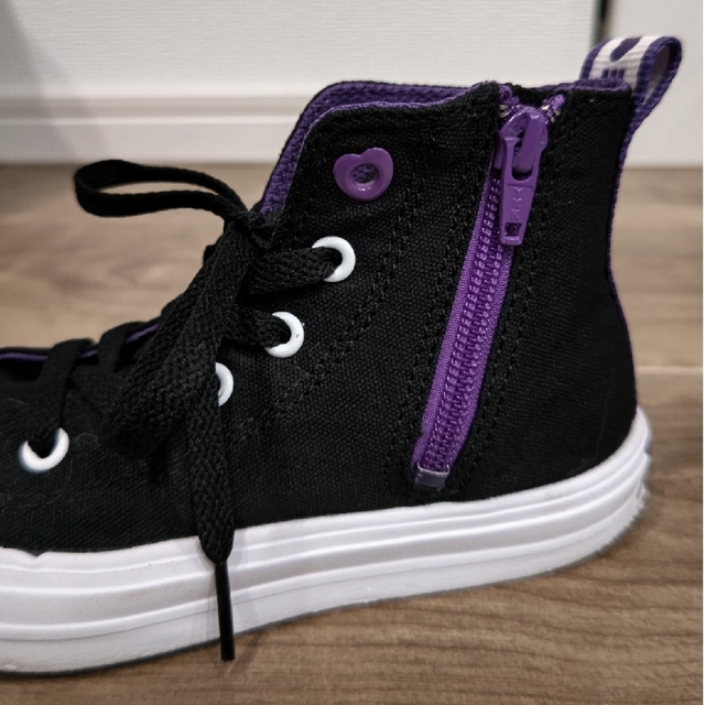 CONVERSE(コンバース)の女の子 スニーカー 19cm コンバース 美品✨ キッズ/ベビー/マタニティのキッズ靴/シューズ(15cm~)(スニーカー)の商品写真