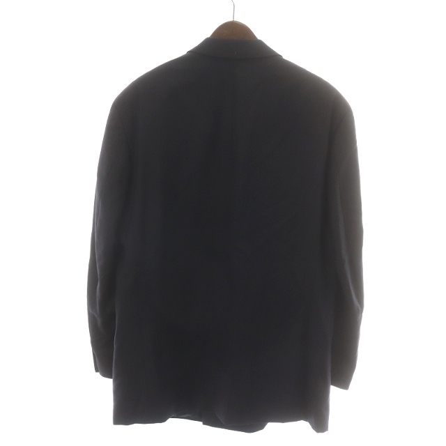 HUGO BOSS テーラードジャケット ストライプ ダブル 42 L 紺