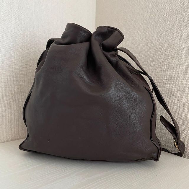LOEWE - ✨美品✨ロエベ アナグラム 巾着 ショルダーバッグ 斜め掛け