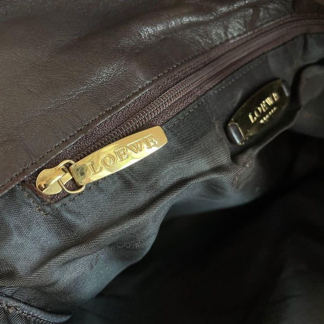 LOEWE - ✨美品✨ロエベ アナグラム 巾着 ショルダーバッグ 斜め掛け
