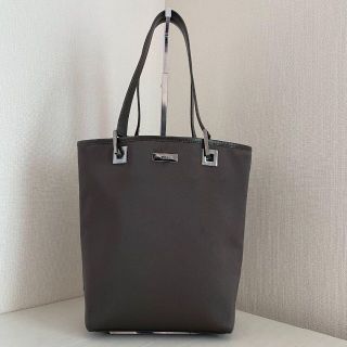 グッチ(Gucci)の✨格安✨ グッチ トートバッグ ハンドバッグ 腕かけ ナイロン シルバーロゴ(ハンドバッグ)