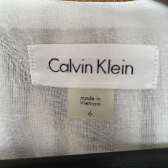 Calvin Klein(カルバンクライン)のCalvin Klein ワンピース　コットン100% レディースのワンピース(ひざ丈ワンピース)の商品写真