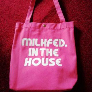 ミルクフェド(MILKFED.)のミルクフェド インザハウス コラボ トートバッグ ピンク MILKFED.(トートバッグ)