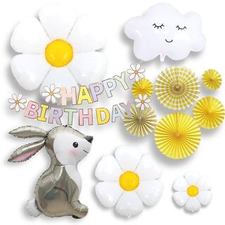 誕生日 風船 兎 動物 バルーン ウサギ パーティー バースデー 飾り付けセット(その他)