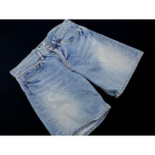 シップス(SHIPS)のSHIPS シップス USED加工 ショート デニムパンツ sizeM/インディゴ ■◆ レディース(デニム/ジーンズ)