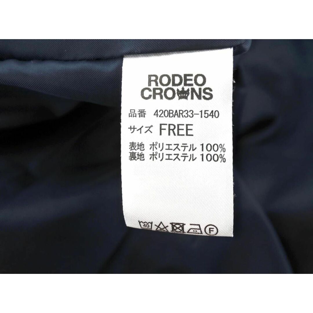 RODEO CROWNS(ロデオクラウンズ)のRCWB ロデオクラウンズワイドボール 総柄 キャミソール ワンピース sizeF/青 ■◆ レディース レディースのワンピース(ひざ丈ワンピース)の商品写真