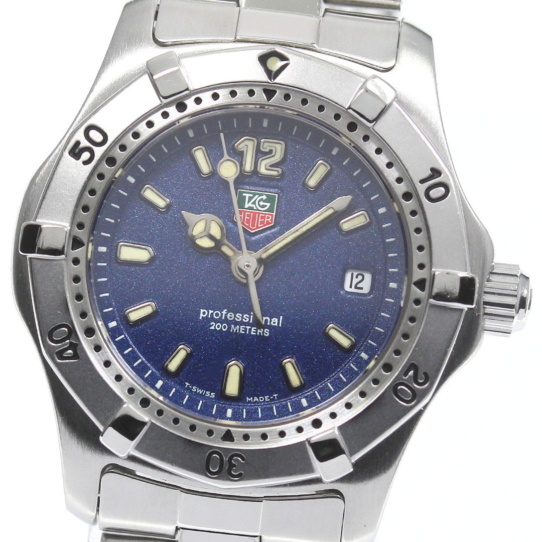 タグホイヤー TAG HEUER WK1313.BA0313 プロフェッショナル200ｍ デイト クォーツ レディース 良品 _749934