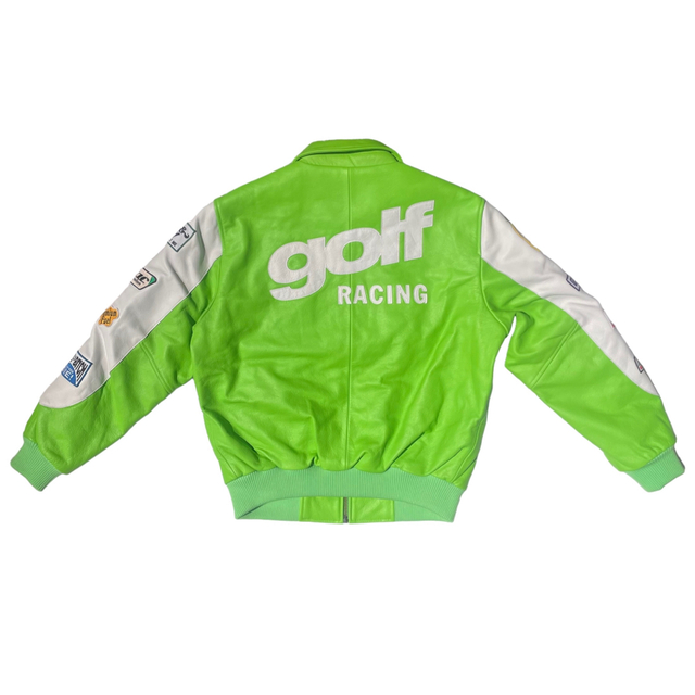 Supreme(シュプリーム)のGolfwang Biohazard Racing Leather Jacket メンズのジャケット/アウター(レザージャケット)の商品写真