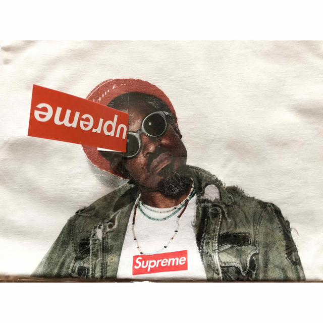 Supreme(シュプリーム)のシュプリーム　André 3000 Tee　白S メンズのトップス(Tシャツ/カットソー(半袖/袖なし))の商品写真