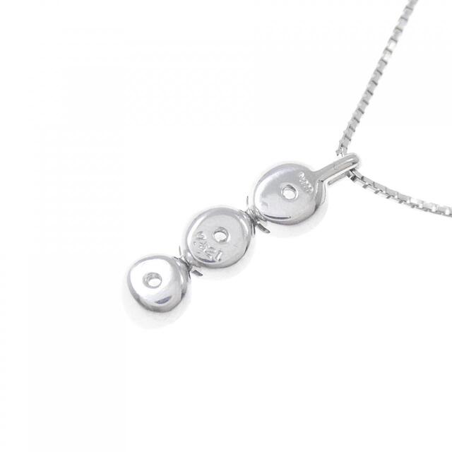 PT スリーストーン ダイヤモンド ネックレス 0.521CT