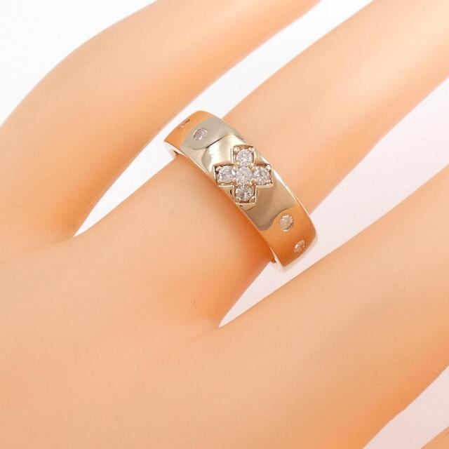 K18PG クロス ダイヤモンド リング 0.20CTの通販 by KOMEHYO ONLINE